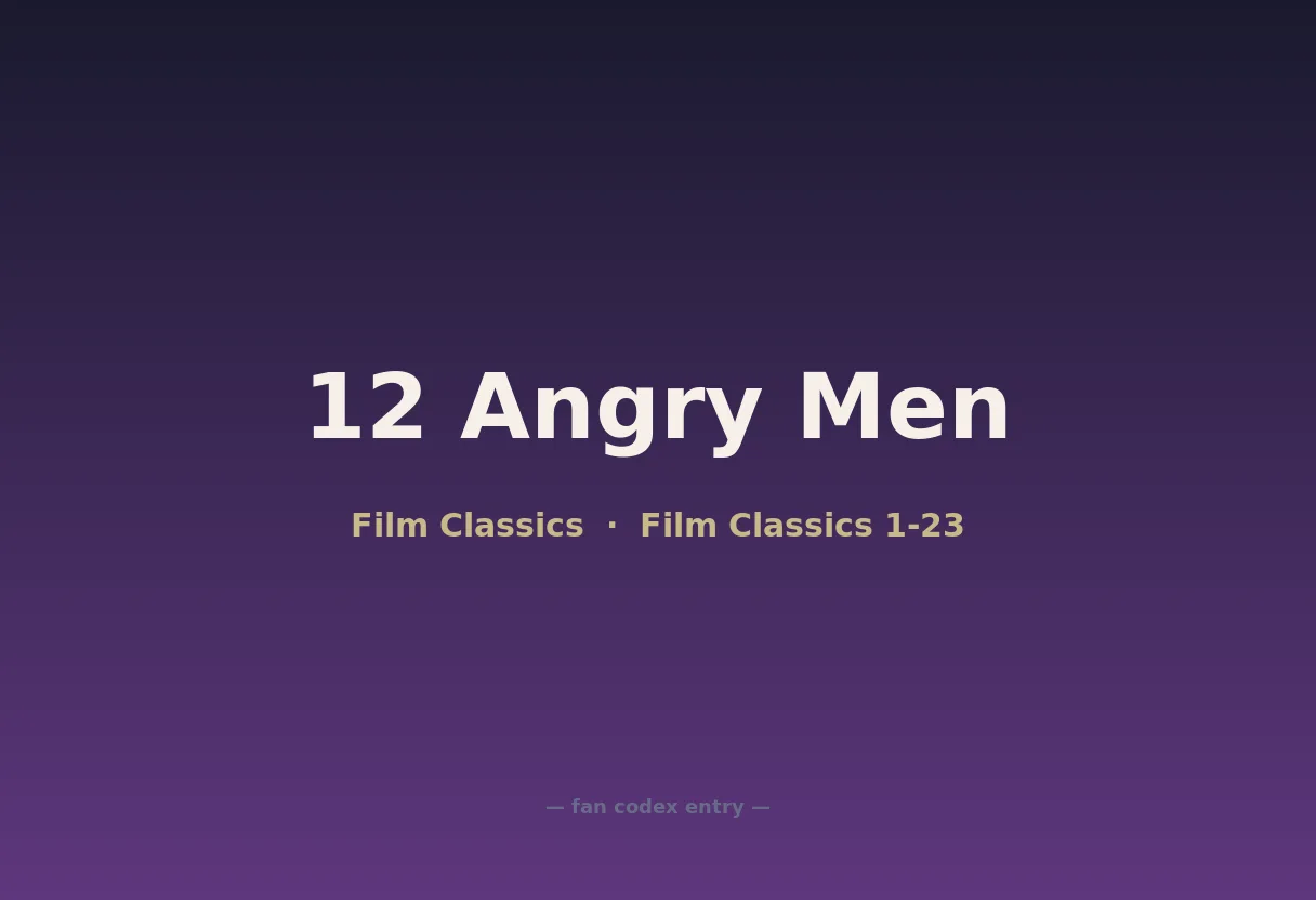 12 Angry Men